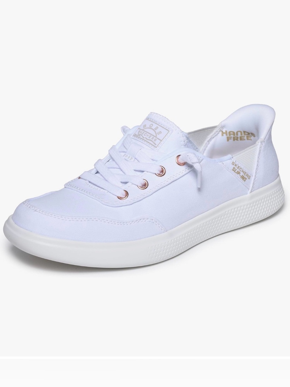 Skechers Slip In Canvas Sneaker (Wide fit)